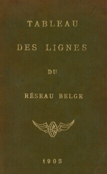 Tableau des lignes du réseau belge indiquant, pour chacune d'elles : 1) La vitesse maximum autorisée d'une façon générale; 2) Les endroits spéciaux qui ne peuvent être parcourus à une allure supérieure à 40 Km /h
